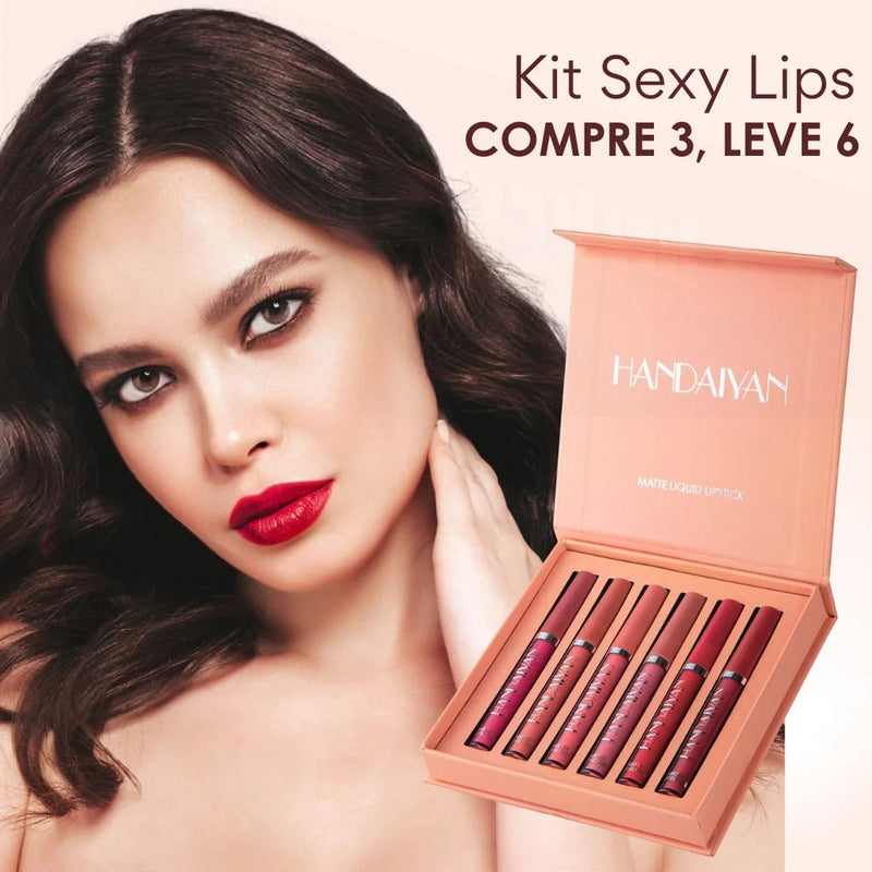 Batom Sexy Lips Handaiyan  | Edição Limitada PROMOÇÃO IMPERDÍVEL